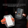 PVC Plastic Card Holder Polyester Reflective Wristband ID Card Holder Arm Adjustable ID Badge Elastic Arm Band ID Badge Holder 4