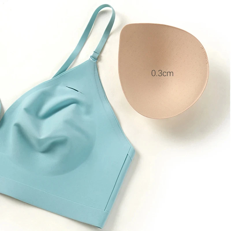 Sujiin Plunge Push Up Bra for Small Chest Women Wireless