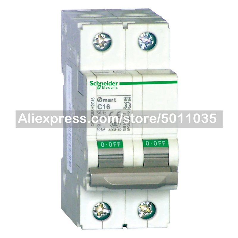 OSMC65H2C32 Schneider Electric miniature circuit breaker; OSMC65H 2P C32A