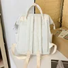 Trendy Female Yellow Laptop College Backpack Fashion Lady Kawaii Book Bag Cool Women Nylon Student Backpack Girl Cute School Bag 6