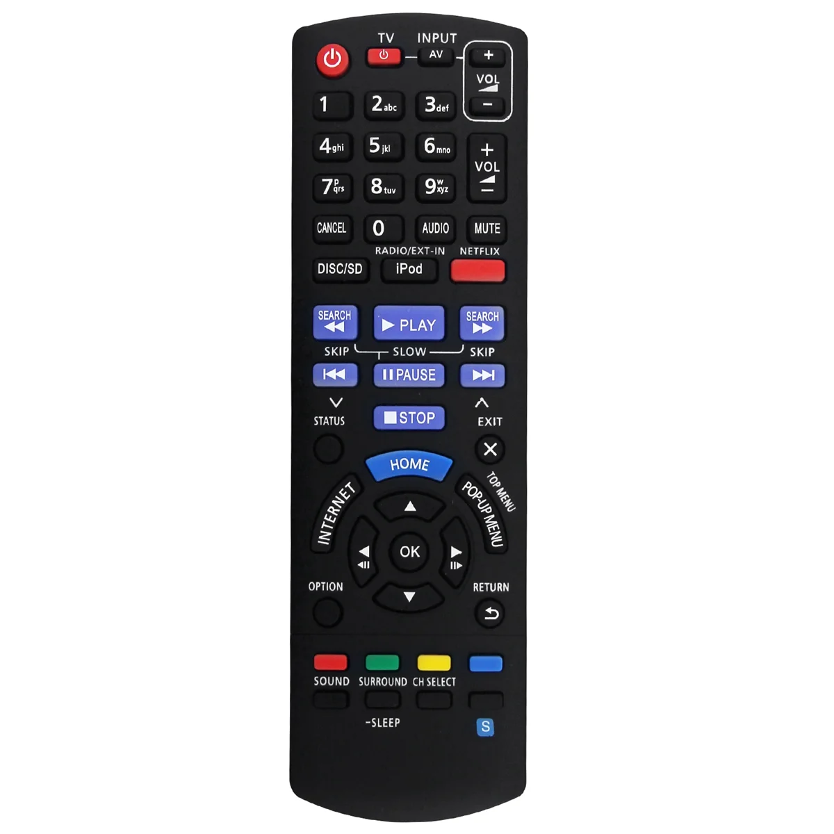 Sostituire Muslimremote Per Disco Blu-Ray Panasonic Sc-Btt195 Sc-Btt190 Sc-Btt775 Sc-Btt770 Sc-Btt370 Sc-Btt270