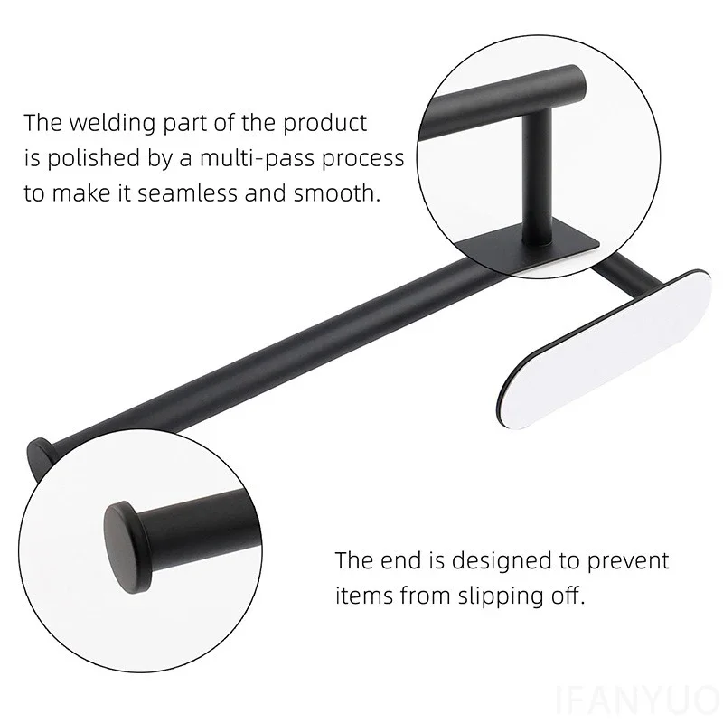 Toilet Paper Rack 1Pcs Bathroom Paper Towel Holder Stainless Steel Without Drilling Self Pasting Toilet Tissue Rack For Kitchen paper towel holder,towel rack,toilet paper holder,toilet paper rack,toilet roll holder,paper towel rack,tissue holder