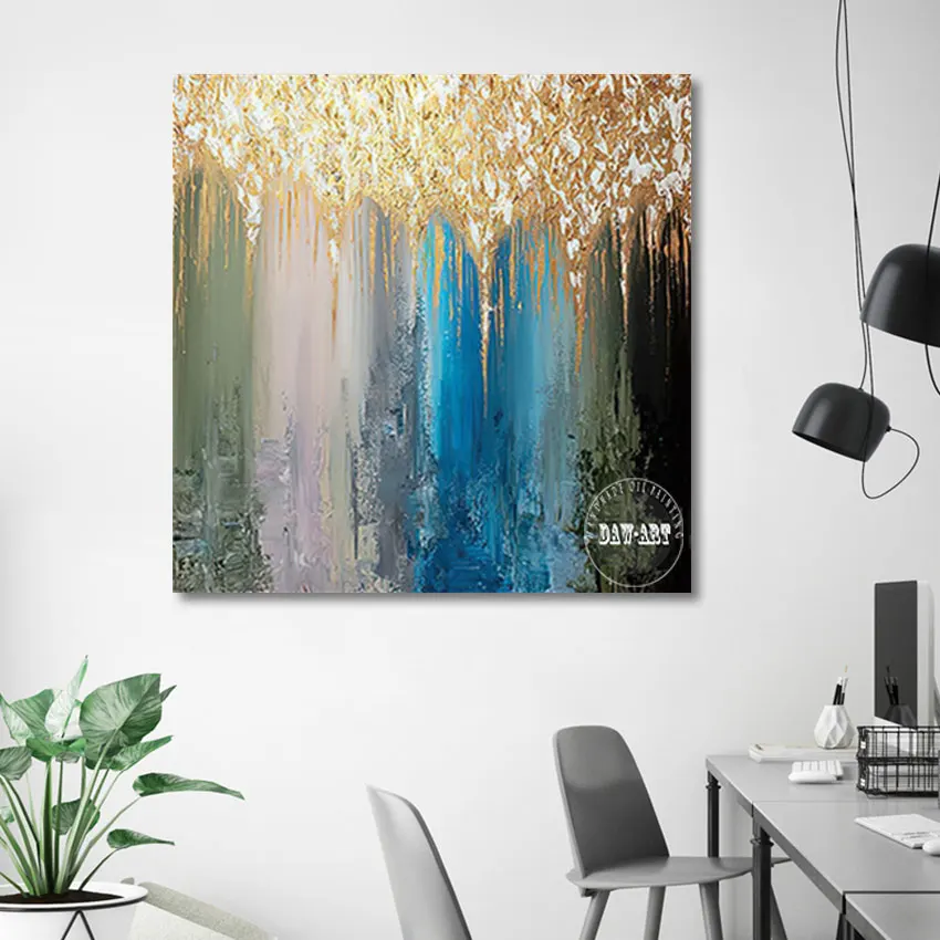 Hot Selling Free Shipping Contemporary Abstract Idea Assorted Colors Paintings On Canvas Unframed Bedroom Decor Wall Hangings |