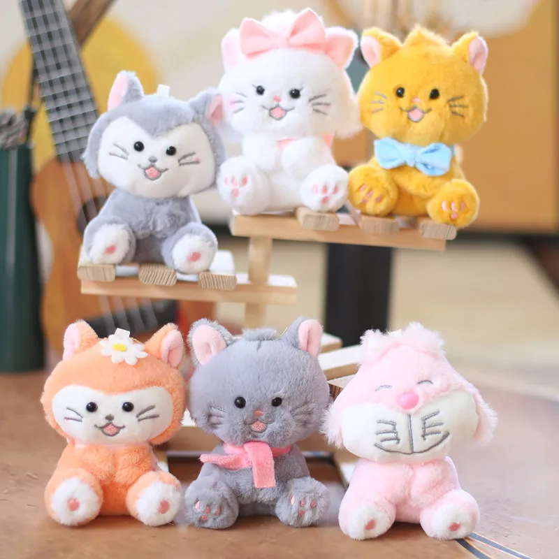 

Popular Kitten Plush Toy Kawaii Cartoon Puppy Animal Plush Doll Cute Plush Backpack Pendant Keychain Children's Birthday Gift