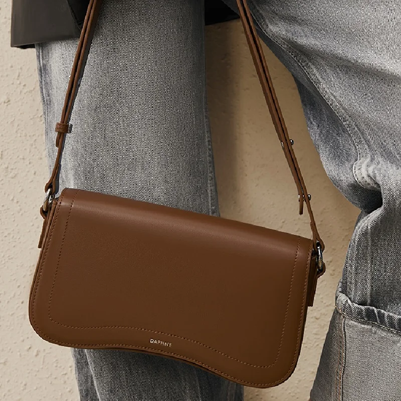 

New Brand High Quality Genuine Leather Shoulder Bags Cow Skin Well Shaped Expensive Women Messenger Bags Business#3059