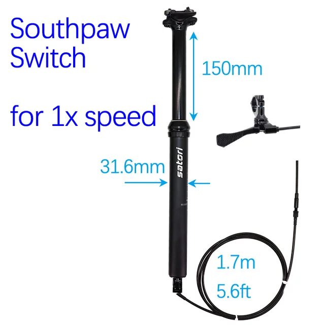 Satori Height Adjustable Seatpost Dropper 150mm Seat Post Bike Mtb Internal  External Cable Routing 30.9mm 31.6mm Remote Control - Bicycle Seat Post -  AliExpress