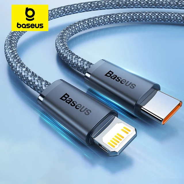 Baseus-Cable USB tipo C de carga rápida para iPhone, Cable lightning para  Xiaomi, Samsung, 13, 12, 11 pro max - AliExpress