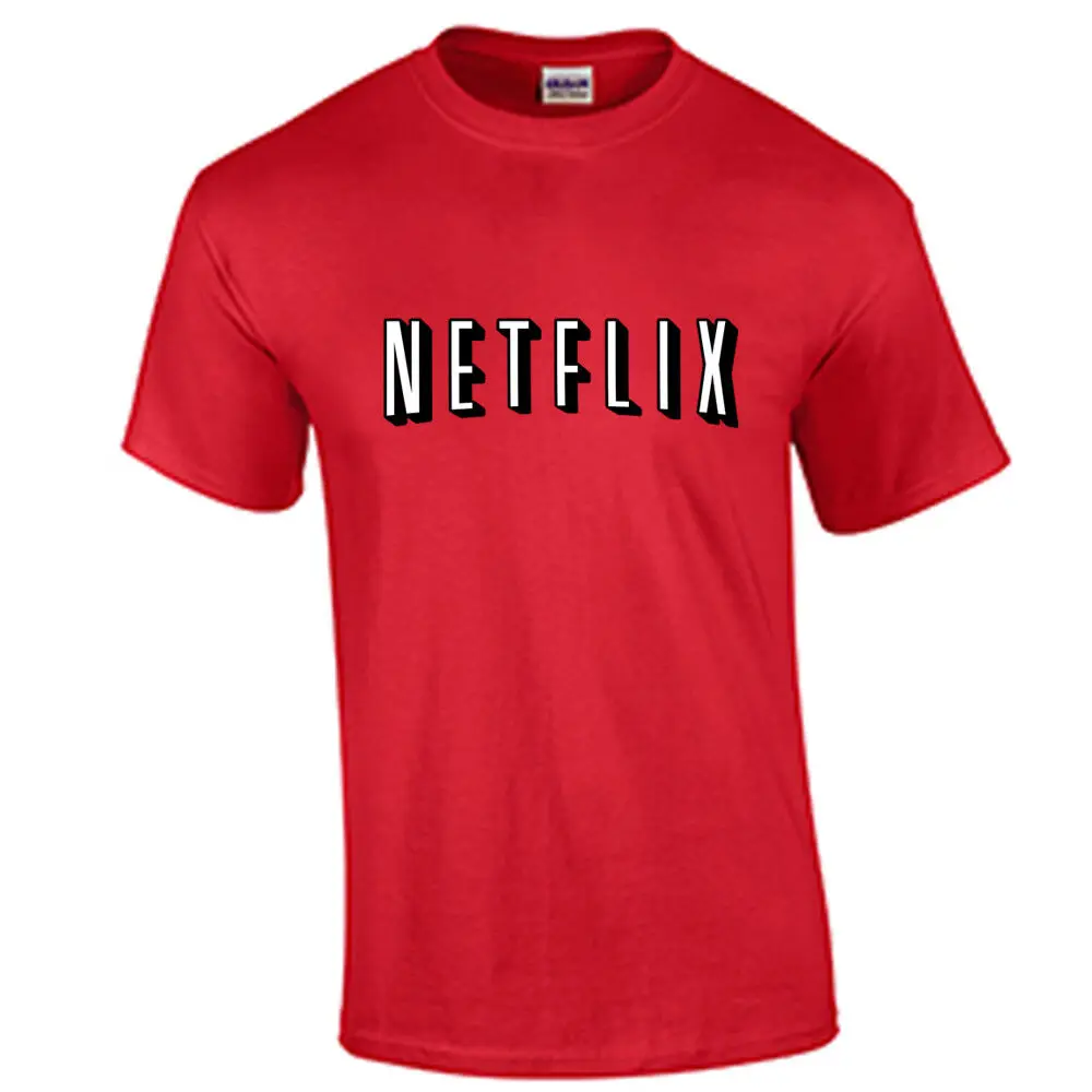 

Футболка Netflix с забавным шумоподавлением, фильмом ночи, Netflix и охлаждением