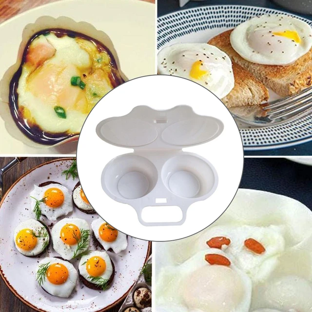 4pcs/2pcs Silicone Egg Poacher Egg Cups Cookware Microwave Egg