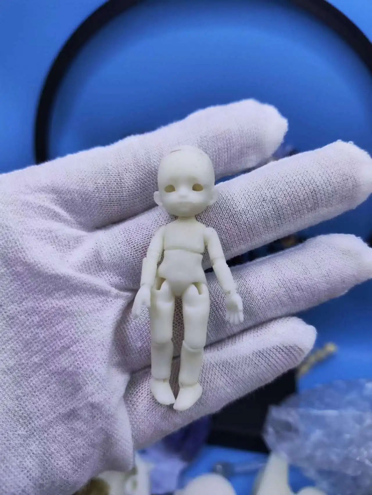 Mini BJD 6cm doll Kawaii girl doll DIY toy birthday present mini elf