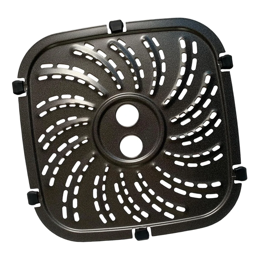 Description Picture 4 of item8QT Kitchen Air Fryer Grill Plate Baking Tray For PowerXL For Vortex Pro Air Fryer Plus With Tabs Appliance Accessories