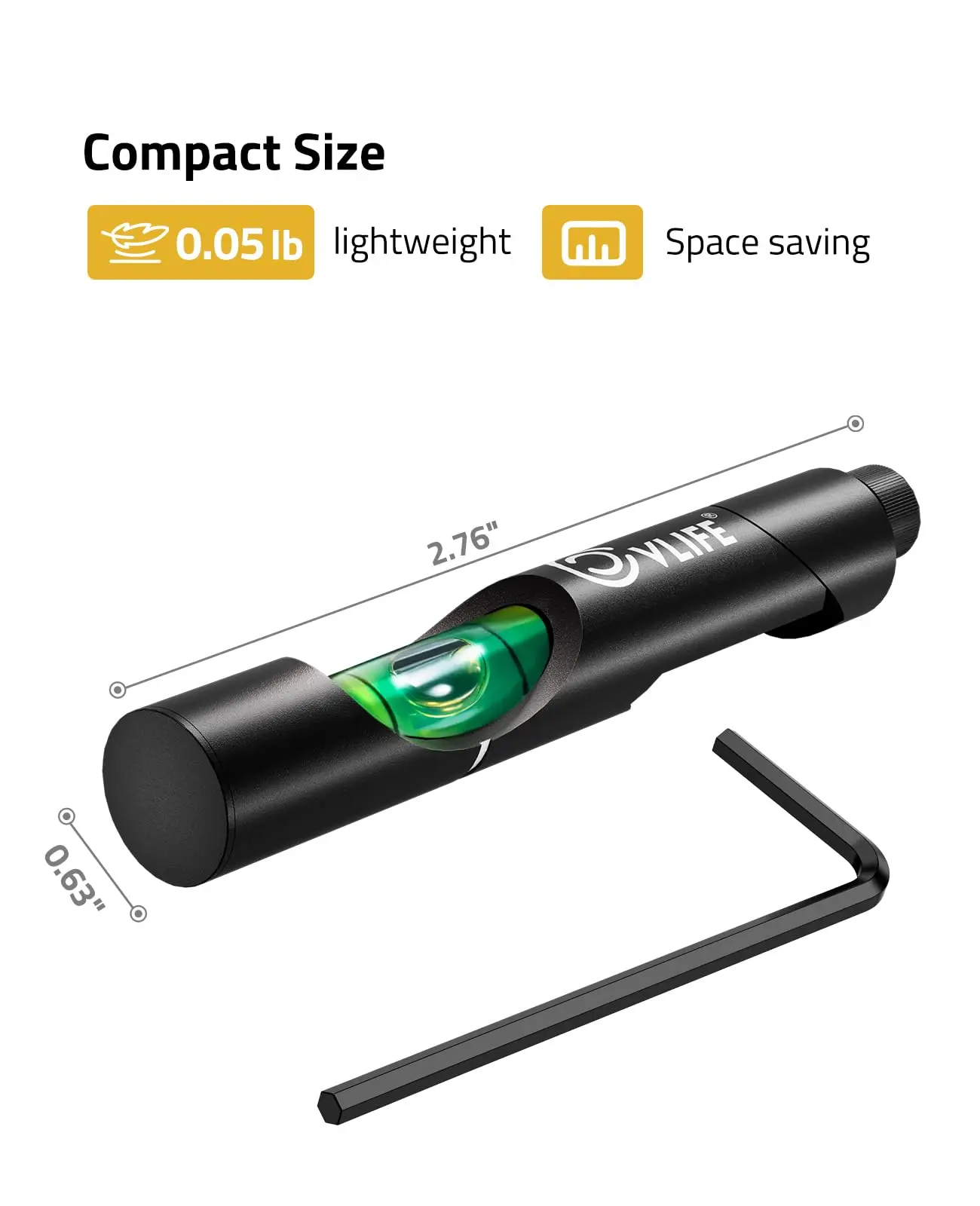MIDTEN Scope Leveling Kit Professional Picatinny Level with Heavy-Duty Construction Rail Bubble Compact Size Tool for All Combin