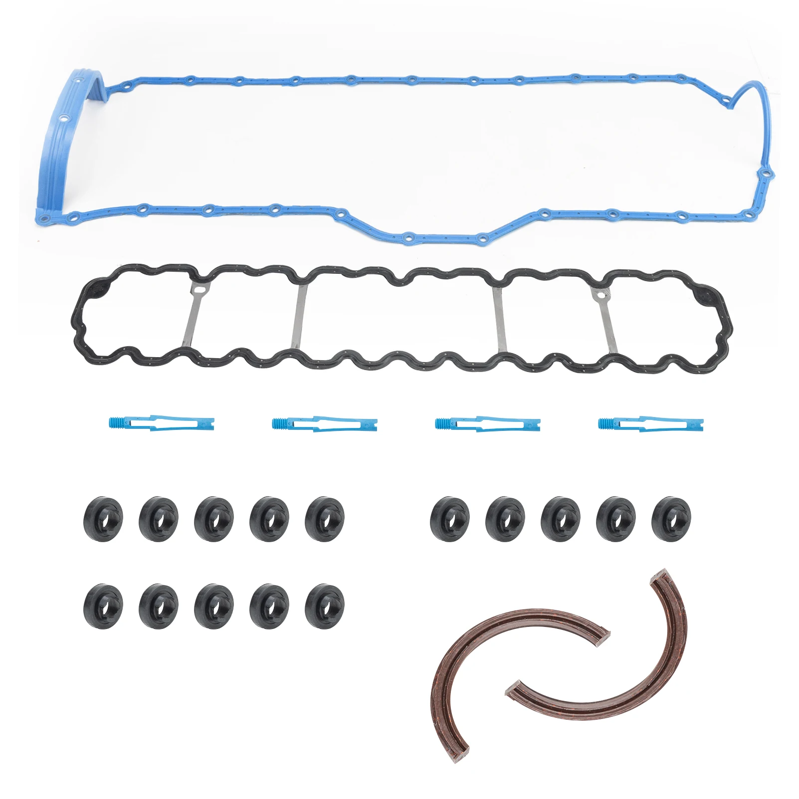 4x Gasket Set Injector Injector + 2x Screws For 1.6 TDI CAYB CAYC CAYA CAYE CAYD CLNAOil Pan Gasket Set OS34308R AOP271 VS50458R