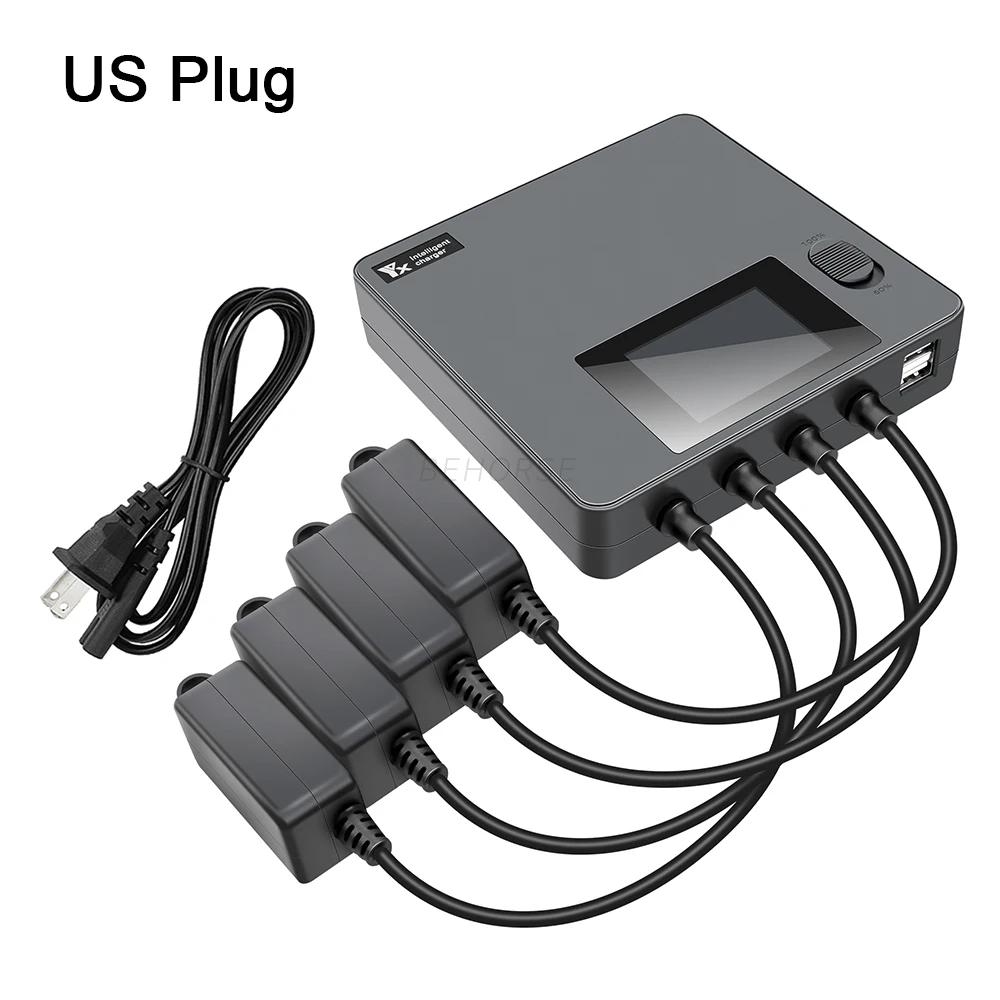 6 in 1 dijital ekran pil şarj cihazı için DJI Mini 4 Pro pil şarj göbeği hızlı akıllı şarj cihazı için USB ile DJI Mini 3 Pro