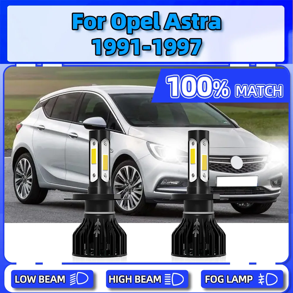 

Canbus LED Headlight Bulbs 20000LM Turbo Auto Head Lamps 12V Car Headlamps For Opel Astra 1991 1992 1993 1994 1995 1996 1997