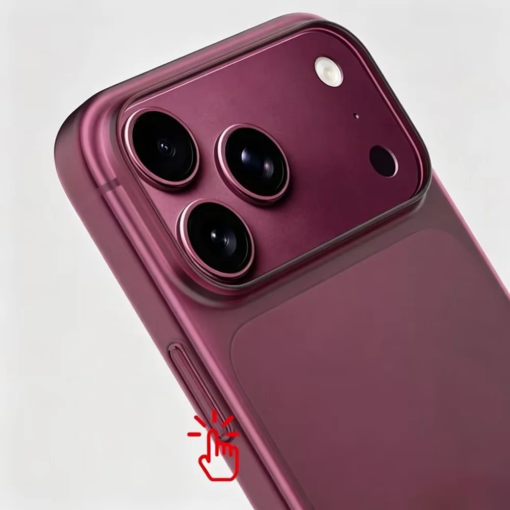Ultra-thin Matte Translucent Phone Case For iPhone 12 13 14 15 16 17 18 Pro Max Plus Frosted Anti-Fingerprint Hard PC Slim Cover
