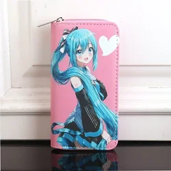 Kawaii Cartoon Coin Purse - Cute Large Capacity Multi - Card PU Leather Wallet - 19x10x3cm (A)