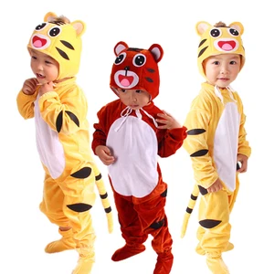 New children adult tiger play costume Halloween forest King tiger animal costume party kindergarten parent-child performance