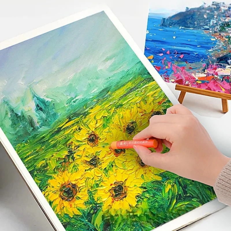 Master Heavy Color soft heavy color oil painting stick 24 colors + 2 white