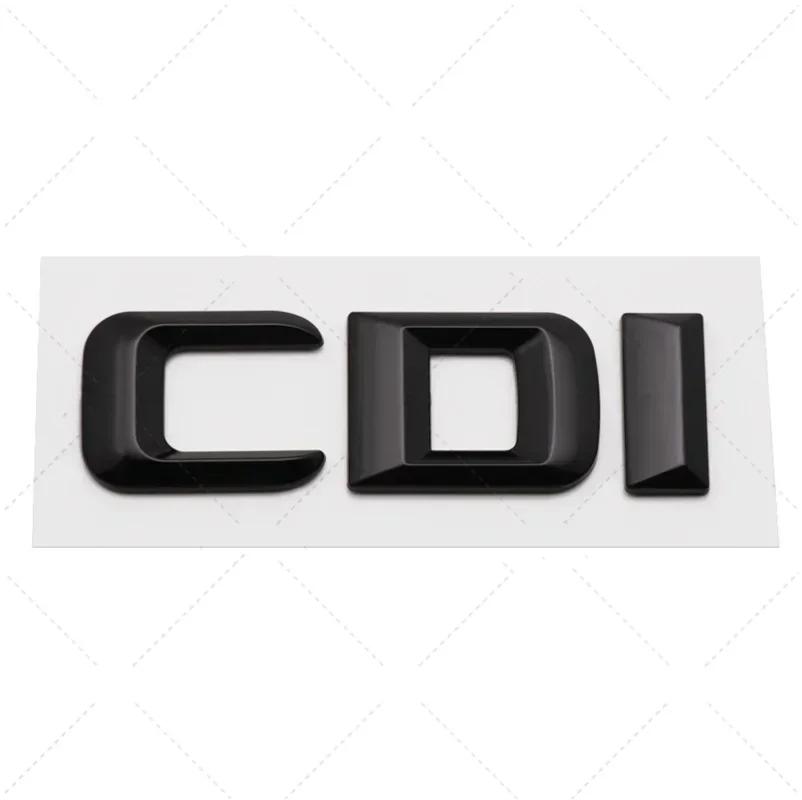 3D ABS CDI CGI 로고 편지 자동차 뒷 트렁크 스티커 메르세데스 C200 C220 W204 W205 E220 E200 E250 W211 엠블럼 배지 액세서리