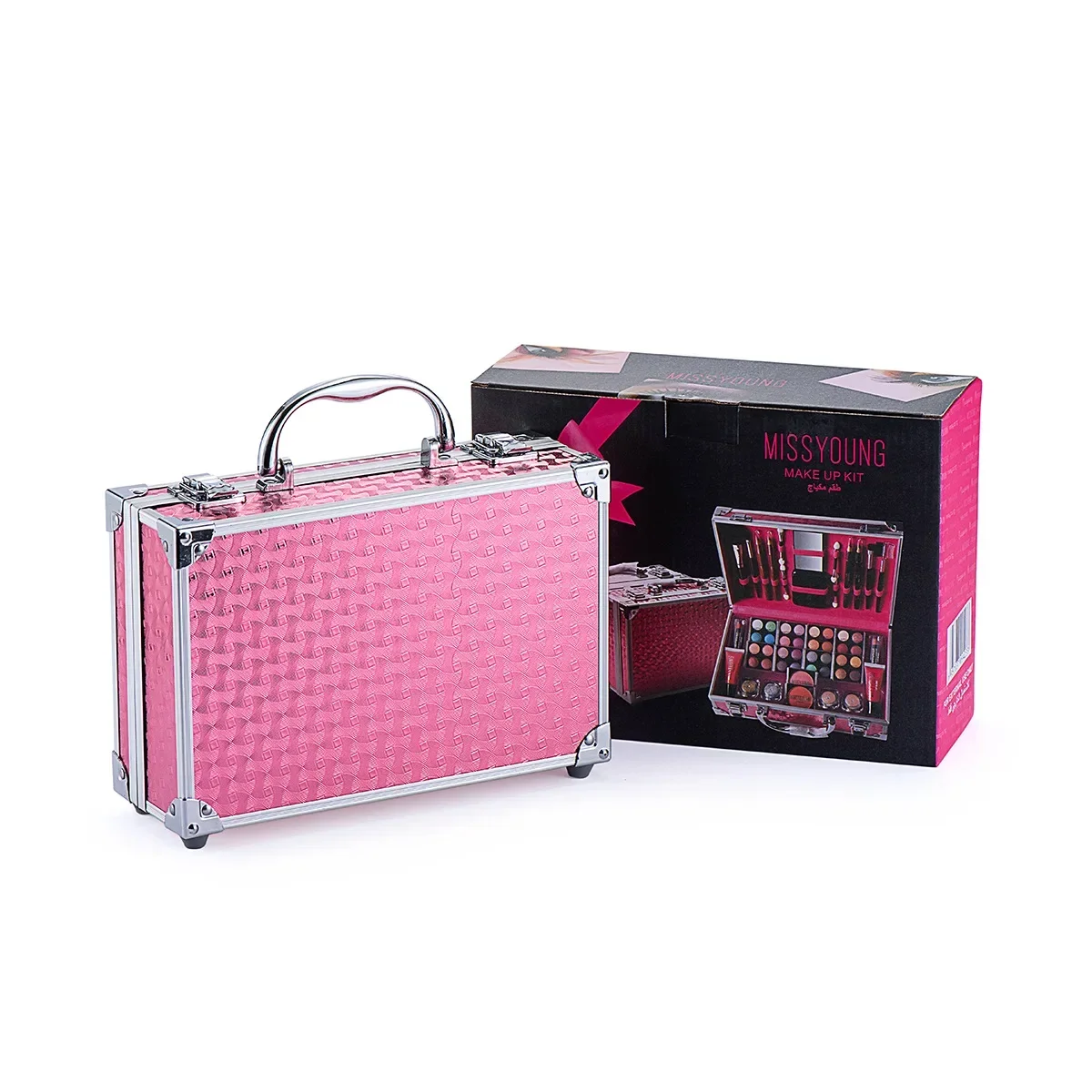 56Pcs Makeup Set Full Professional Makeup Kit Eyeshadow Lipstick Beauty Combination Gift Box Christmas Present Artists
