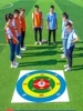 Sandbag Throwing Disc Game Target Throwing Plate Team Parent-child Outdoor Interactive Toy Fun Game Props Kids Team Training Toy 2