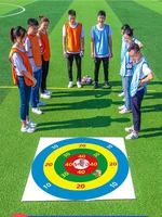 Sandbag Throwing Disc Game Target Throwing Plate Team Parent-child Outdoor Interactive Toy Fun Game Props Kids Team Training Toy 2
