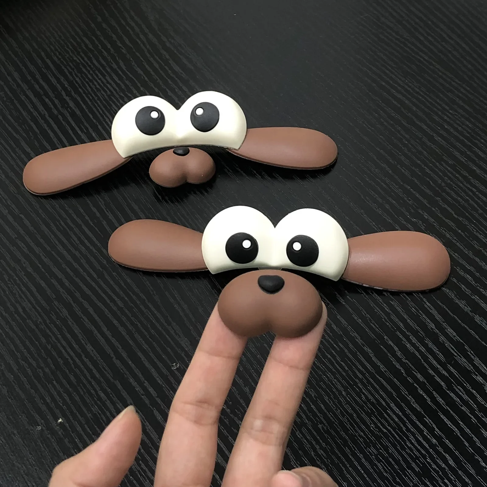 3D-Karton-Hunde-Auge DIY abnehmbare Dornschuhschnallen Charms MAX-Größe Zubehör Dekorationen für Armbänder Turnschuhe – Detail 3