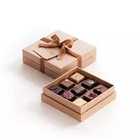 Custom Logo Luxury Lid and Base Chocolate Gift Box  Chocolate Box With Insert 1