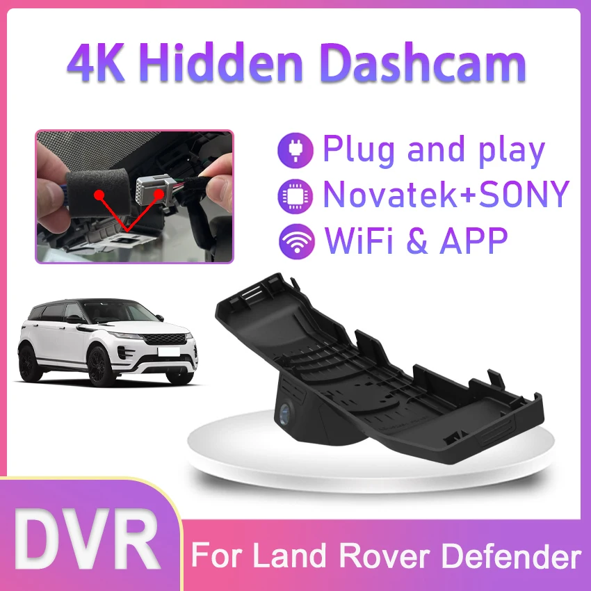 Nuovo! Dash Cam Per Land Rover Defender 90 110 130(L663)2023 2022 2021 2020 Plug And Play Car Dvr Camera, Accessori Per Defender