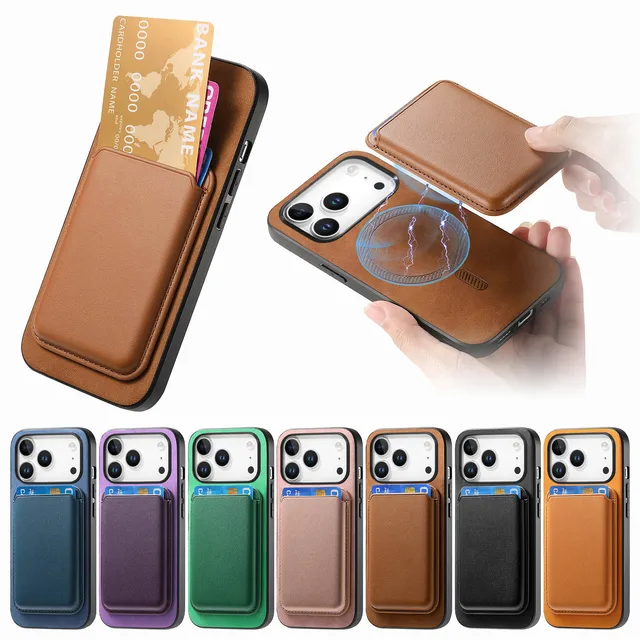 iPhone Leather Wallet Case with Detachable Cover 3