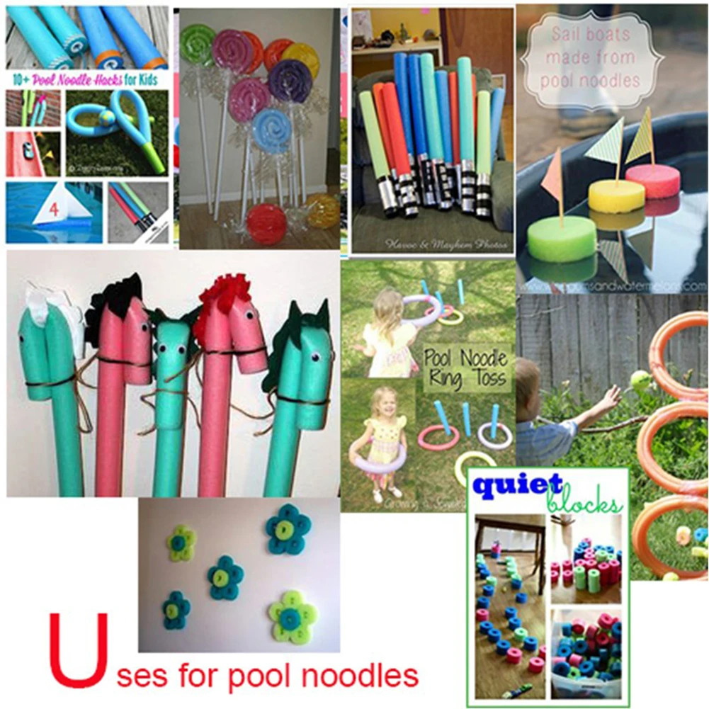 Swimming Pool Noodle Portable Flexible EPE Learn Adult Children Summer Swimming Aid Underwater Scooter Buoyancy Stick
