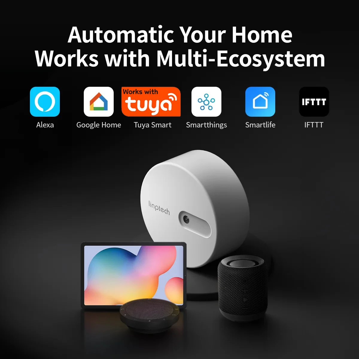 Linptech Motion Detection Sensor with Enhanced Millimeter Wave Radar and Wireless Connectivity for Smart Home Integration