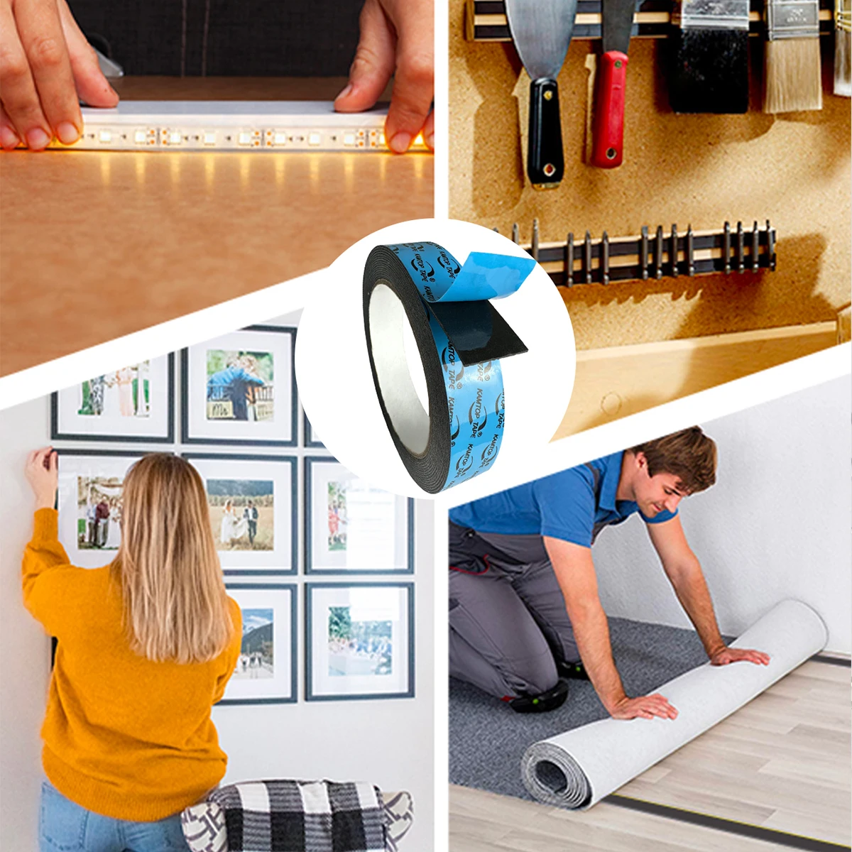 Double Sided Tape 1 Roll For Home Office Decor