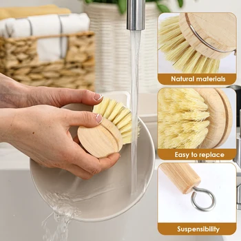 Bamboo Dish Brushes 1