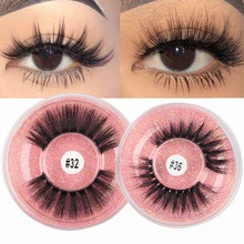

1 Pair 3D False Eyelashes Eye Lashes Handmade Soft Natural Long Imitation Mink False Eyelashes Extension Make Up Tools Supplies