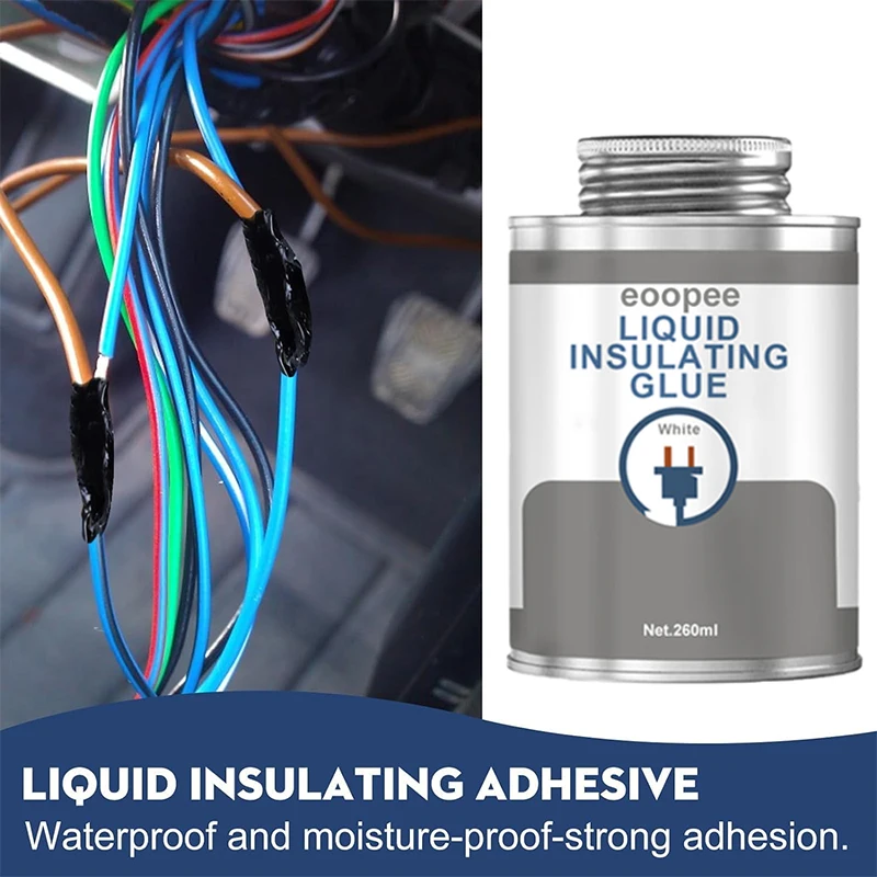 Description Picture 3 of itemNew 260ml Liquid Insulation Electrical Tape Waterproof Repair Rubber Electronic Sealant Fast Drying Insulating Liquid Tape