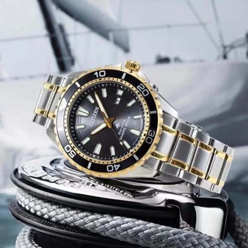 Orologi Sportivi Da Uomo A Energia Solare Originali Citizen Orologio Luminoso Impermeabile Da Uomo Orologio Da Polso Da Uomo Elettronico Di Marca Di L