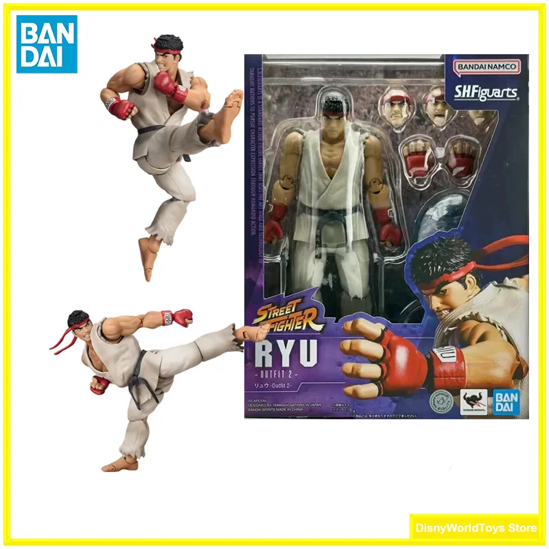 

100% Original Bandai S.H.Figuarts SHF Ryu -Outfit 2- Street Fighter Series In Stock Anime Figures Action Model Toys