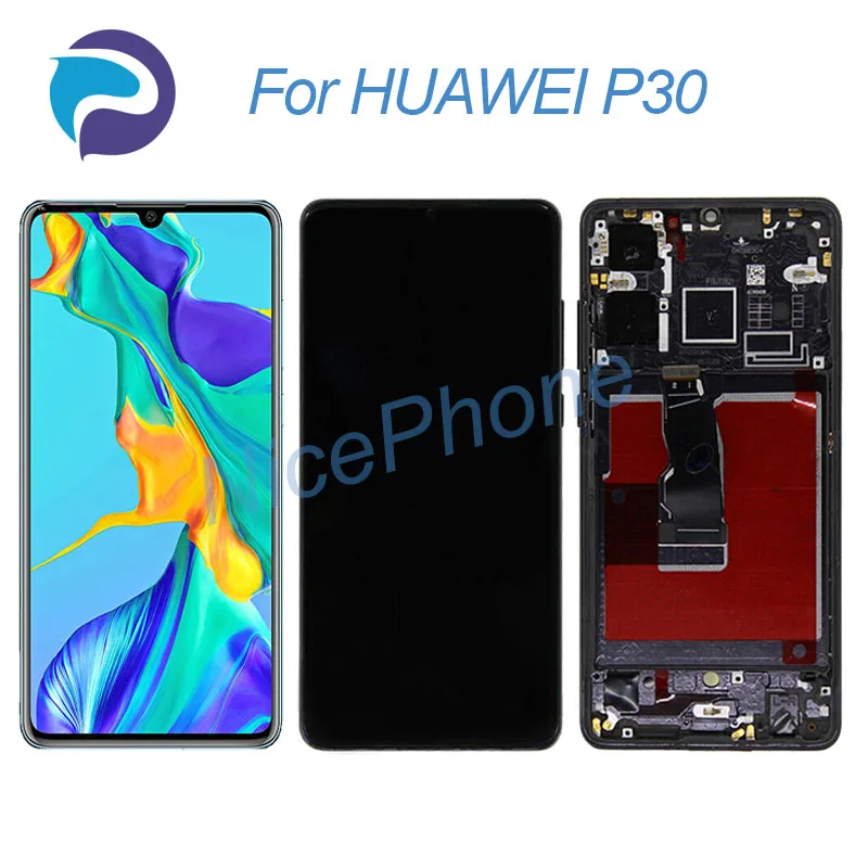 

ЖК-экран для HUAWEI P30 + сенсорный дигитайзер дисплей 2400*1080 ELE-L04/09/29, ELE-AL00 P30 ЖК-экран дисплей