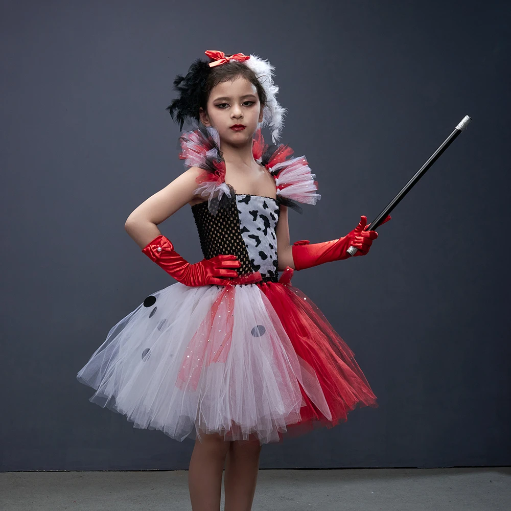 Costume fille 10 à 12 ans avec robe tutu en monstre REF/22063