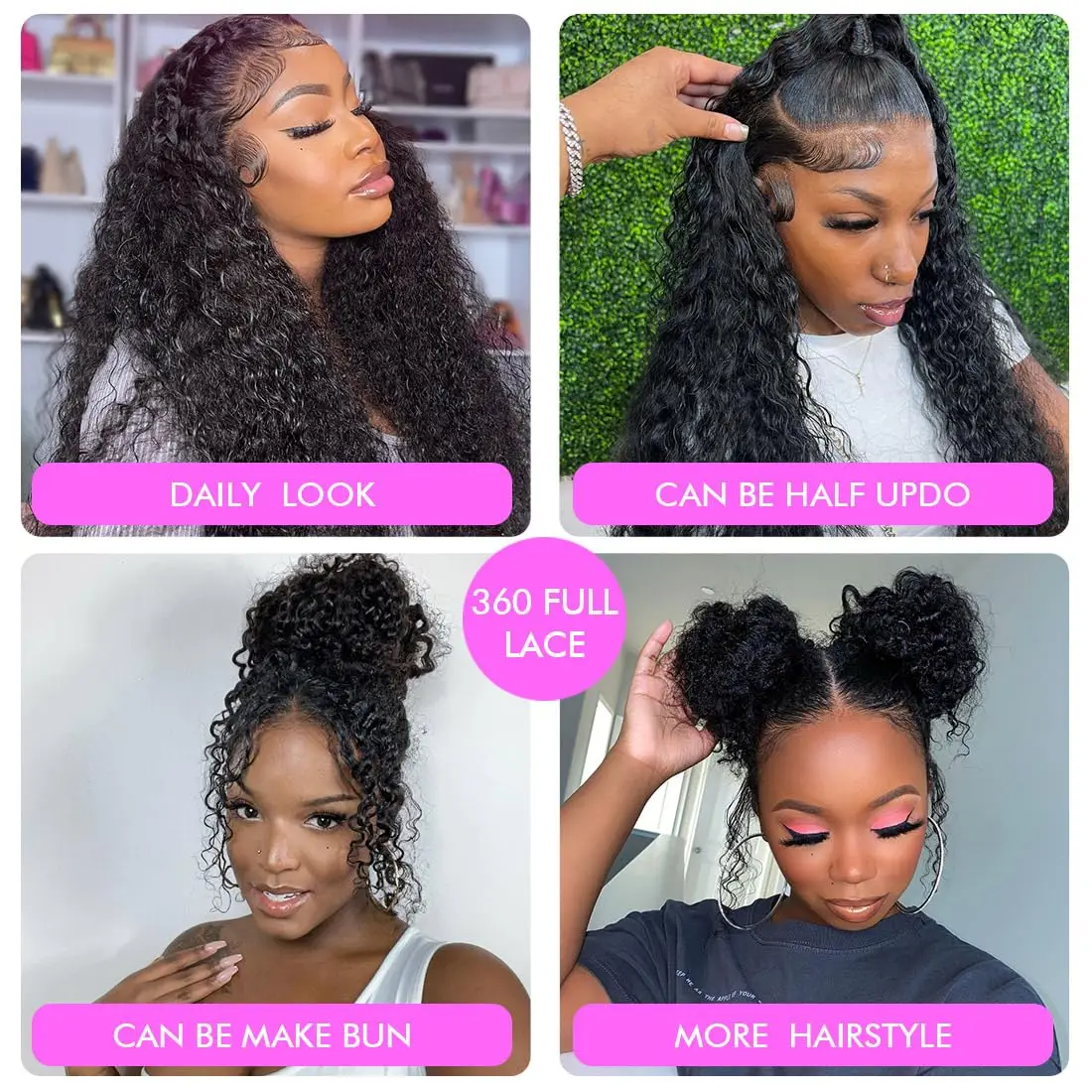 Invisi Strap HD 360 Full Lace Wig Human Hair Precut 360 Lace Frontal Wig Drawstring Snug Fit Glueless Preplucked 250 Densit human hair wig