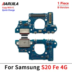 Enhanced USB Charger Charging Socket Connector and Main FPC Flex Cable Replacement (S20 FE 4G With IC -B)