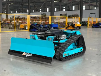 Mini tosaerba robot personalizzato di vendita calda, tosaerba telecomandato, con pala da neve per la rimozione della neve