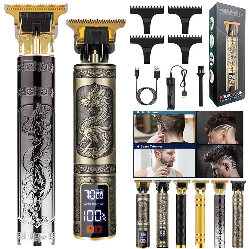 Free Shipping Wireless Full Set Women's Men Beard Body Barber Shop Professional Electric Hair Clipper Trimmer Cut Cutter Machine