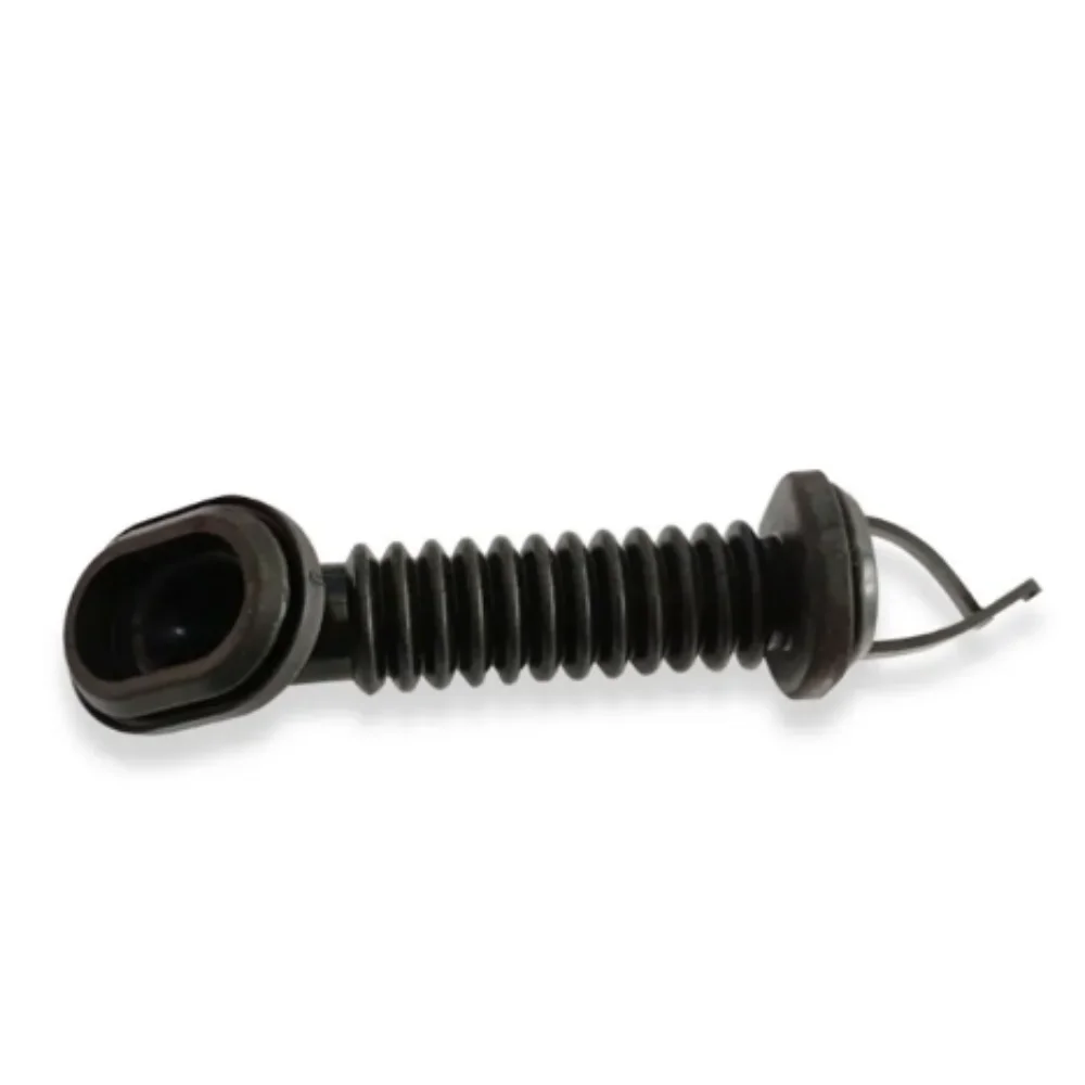 Silicone Sleeve 5Pcs 25x39mm Car Harness Wiring Door Tube Rubber Sleeve Dust-proof Rubber Protective Sleeve Oval Black