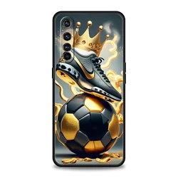 Premium Football Sport Silicone Phone Case - Durable and Stylish Protection for Oppo Reno7 5G (A1)