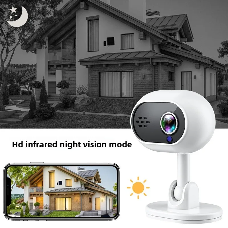 A4 High Definition Home Security Monitor Baby Monitor Wireless WiFi Night Vision Rotatable Intercom Camera 5
