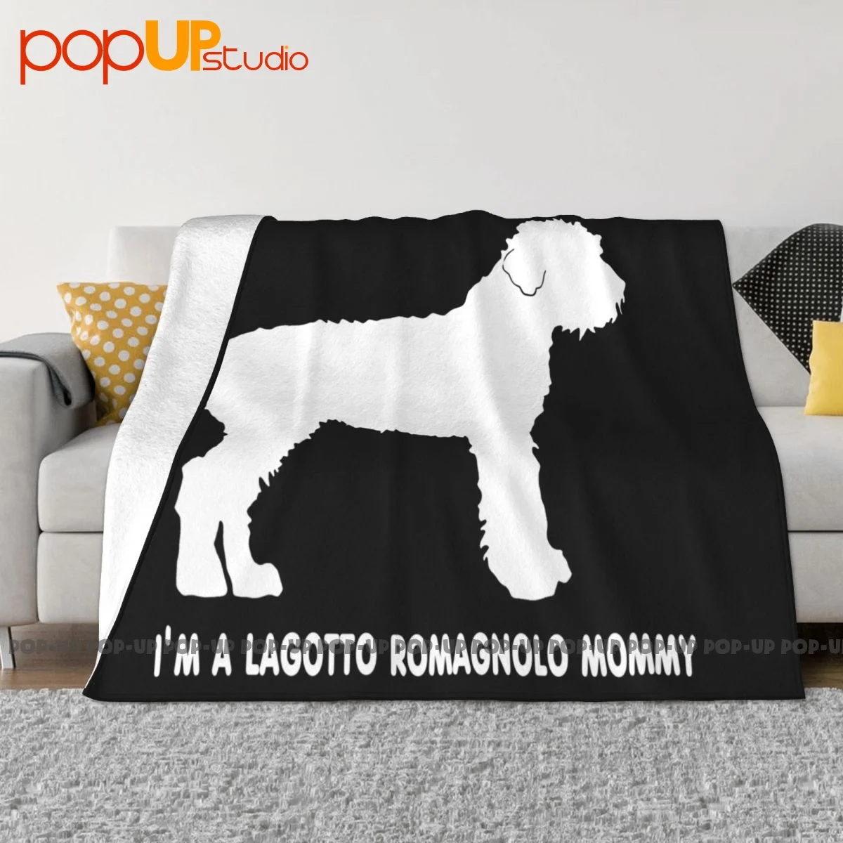 ImALagottoRomagnoloMommyBlanketSoftBedspreadAntiPilling