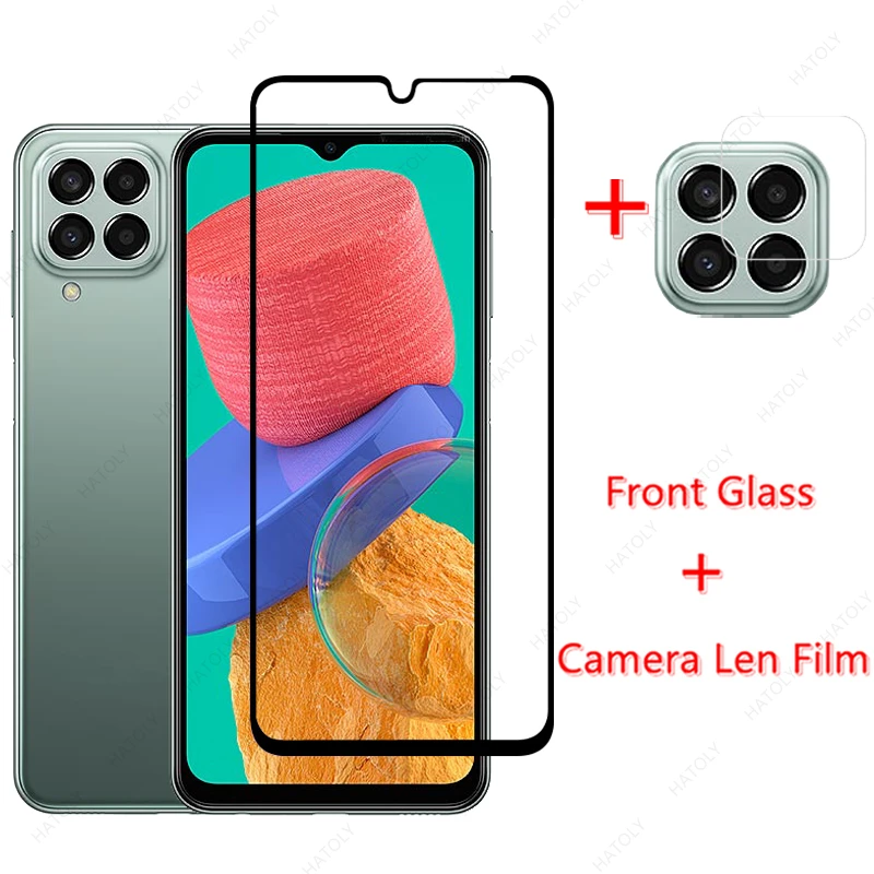 

For Glass Samsung Galaxy M33 5G Tempered Glass for Samsung M33 5G Front Glass Phone Screen Protector Camera len Film